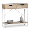 Sīkas mēbeles MobleKit Balts Brūns 80 x 30 x 75 cm