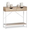 Sīkas mēbeles MobleKit Balts Brūns 80 x 30 x 75 cm