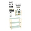 Lentyna MobleKit Balta Medžio 80 x 35 x 75 cm
