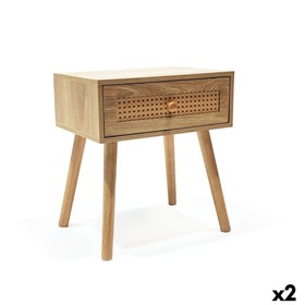 Ночной столик MobleKit Коричневый 40 x 30 x 45 cm (2 штук)