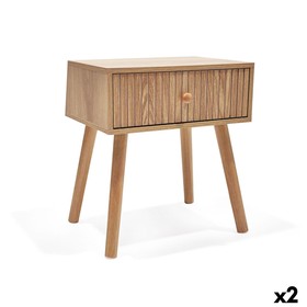 Ночной столик MobleKit Коричневый 40 x 30 x 45 cm (2 штук)