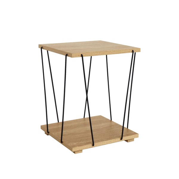 Side table MobleKit Brown Black 31,8 x 31,8 x 38,5 cm (4 Units)