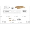 Side table MobleKit White Brown 31,8 x 31,8 x 38,5 cm (4 Units)