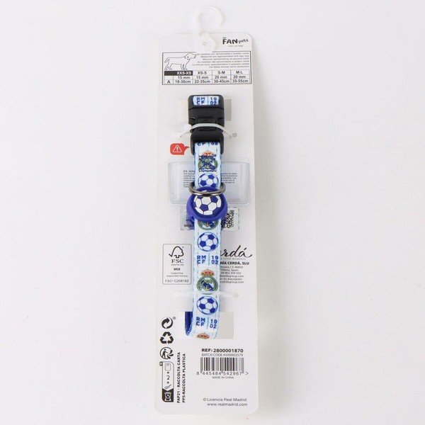 Dog collar Real Madrid C.F. Blue