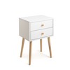 Nightstand Vinthera Moa White Plastic 40 x 30 x 62,5cm