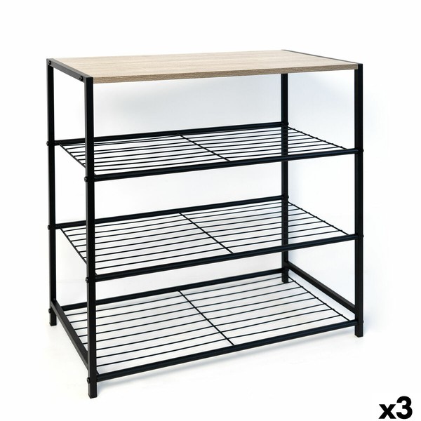 Plaukti Vinthera Moa Metāls Koks MDF 60 x 30 x 63,5 cm (3 gb.)