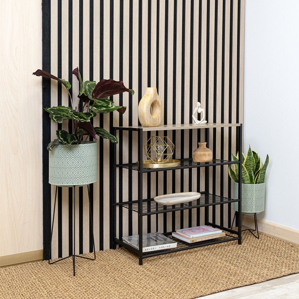 Lentyna Vinthera Moa Metalinis Medžio MDF 60 x 30 x 63,5 cm (3 vnt.)
