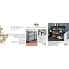 Mazs galdiņš Vinthera Moa Melns Bēšs 100 x 90 x 34 cm