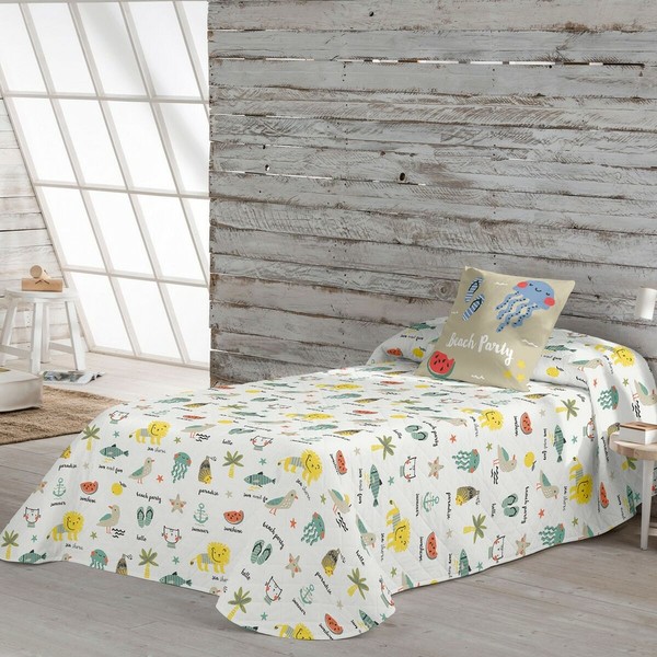 Vuodepeite (viltti) Popcorn Biel 200 x 260 cm