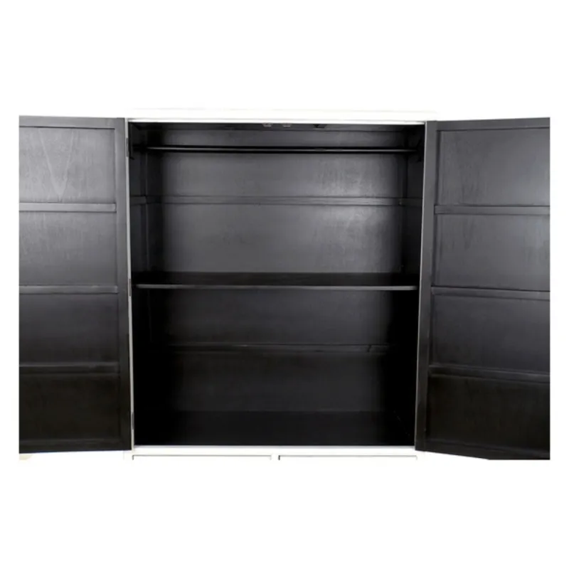 Skapītis DKD Home Decor Balts Bronza Metāls Papele 120 x 50 x 175 cm