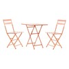 Стол и 2 стула DKD Home Decor MB-177412 Коралл 60 x 60 x 75 cm (3 pcs)