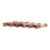 Essential oil burner DKD Home Decor Wood Bamboo Mandala Natural 26 x 8 x 8 cm Incense (6 Units)