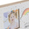 Kuvakehys DKD Home Decor Sateenkaari Pinkki Valkoinen Lasten Puu MDF (25 x 1 x 16 cm) (2 osaa)