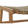 Taburete DKD Home Decor   65 x 47 x 40 cm Dabisks Tīkkoks Plastmasa Gaiši brūns