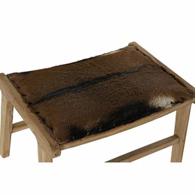Taburetė DKD Home Decor 8424001823215 Ruda Spalvotas Natūralus Tikmedis 65 x 47 x 42 cm