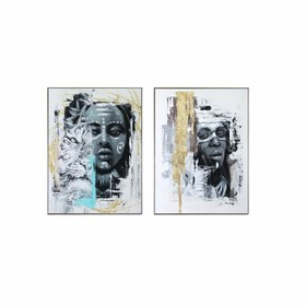 Kangas DKD Home Decor polystyreeni Kangas 60 x 3,5 x 80 cm
