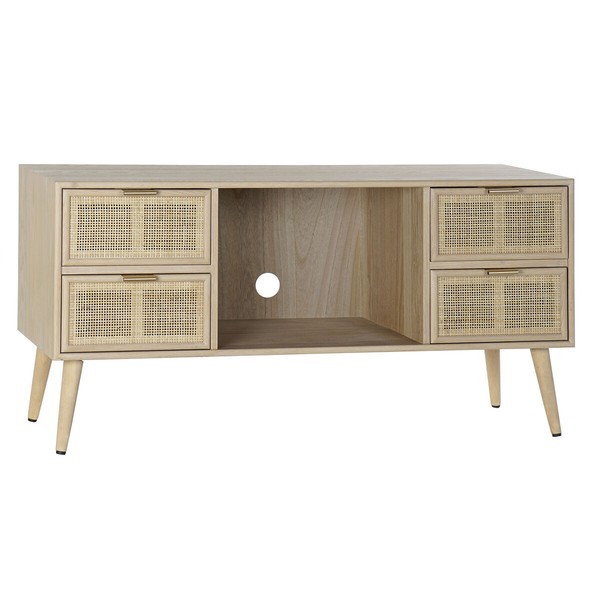 TV mēbeles DKD Home Decor Daudzkrāsains Dabisks Paulovnijas koks Koks MDF 120 x 42 x 60 cm