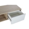 TV-kalusteet DKD Home Decor Valkoinen Metalli Puu MDF (160 x 40 x 50 cm)