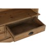 Вешалка с полкой DKD Home Decor Коричневый Чёрный Сосна Зеркало Натуральный Alpino 124 x 40 x 200 cm