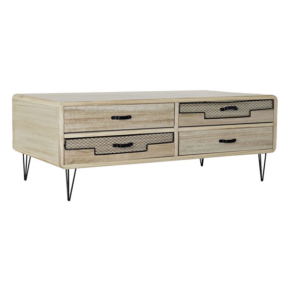 TV-kalusteet DKD Home Decor Metalli Paolownia wood (115 x 61 x 43 cm)