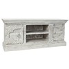 TV-kalusteet DKD Home Decor 8424001858347 Metalli Valkoinen Mangopuu 160 x 40 x 65 cm
