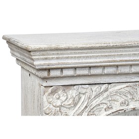 TV-kalusteet DKD Home Decor 8424001858347 Metalli Valkoinen Mangopuu 160 x 40 x 65 cm