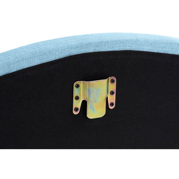 Gultas galvgalvis DKD Home Decor Zils Celeste Koks 145 x 8 x 72 cm