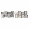 Kuvakehys DKD Home Decor 60 x 3 x 32 cm Kristalli Harmaa Ruskea Puu MDF Kaupunki (2 osaa)