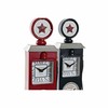 Настольные часы DKD Home Decor Sarkans Tumši Zils Benzīns Vintage gasolinera (2 gb.)