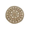 Ковер DKD Home Decor Тропический джут (200 x 200 x 200 cm)