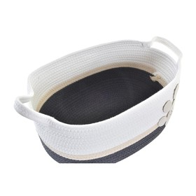 Набор корзин DKD Home Decor Белый Серый Кремовый 60 x 31 x 25 cm 3 Предметы