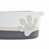 Basket set DKD Home Decor White Grey Cream 60 x 31 x 25 cm 3 Pieces