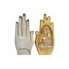Decorative Figure DKD Home Decor Grey Golden Buddha Resin (10 x 7,2 x 20,9 cm) (2 Units)