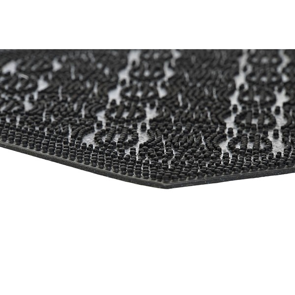 Doormat DKD Home Decor Black Rubber 2 Units (60 x 40 x 0,3 cm)