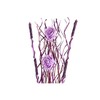 Bunch DKD Home Decor Pink Lilac White Dried flower (30 x 30 x 100 cm) (2 Units)