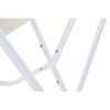 Sodo sofa DKD Home Decor Balta Juoda Geležis 74 x 65 x 90 cm
