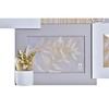Nuotraukų rėmelis DKD Home Decor Love Home Medžio Gėlė Natūralus (46 x 3 x 39 cm) (2 vnt.)