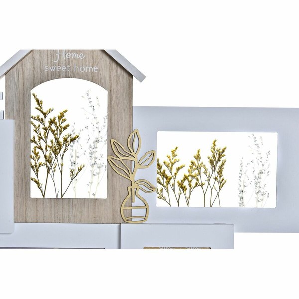 Foto rāmis DKD Home Decor Love Home Koks Zieds Dabisks (46 x 3 x 39 cm) (2 gb.)