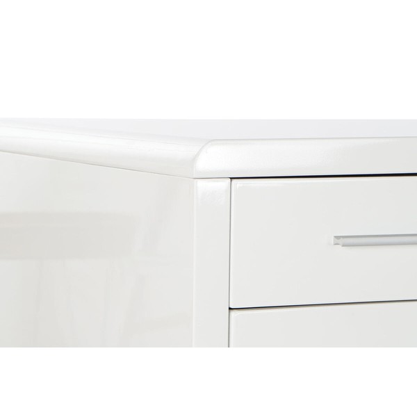 Rašomasis stalas DKD Home Decor Balta Sidabras Metalinis Medžio MDF 120 x 55 x 76 cm