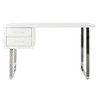 Rašomasis stalas DKD Home Decor Balta Sidabras Metalinis Medžio MDF 120 x 55 x 76 cm
