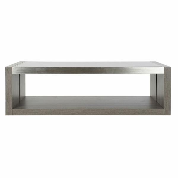 Centrālais galds DKD Home Decor Stikls Alumīnijs Дуб Rūdīts stikls (120 x 60 x 37,5 cm)