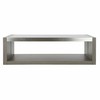 Centrinis stalas DKD Home Decor Stiklas Aliuminis Ąžuolas Grūdintas stiklas (120 x 60 x 37,5 cm)