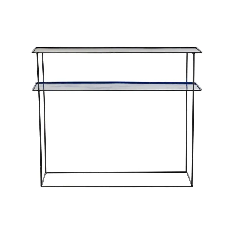 Baldų komplektas DKD Home Decor Mėlyna Juoda 70 x 27 x 45 cm 40 x 27 x 45 cm 80 x 27 x 65 cm 80 x 27,5 x 65 cm