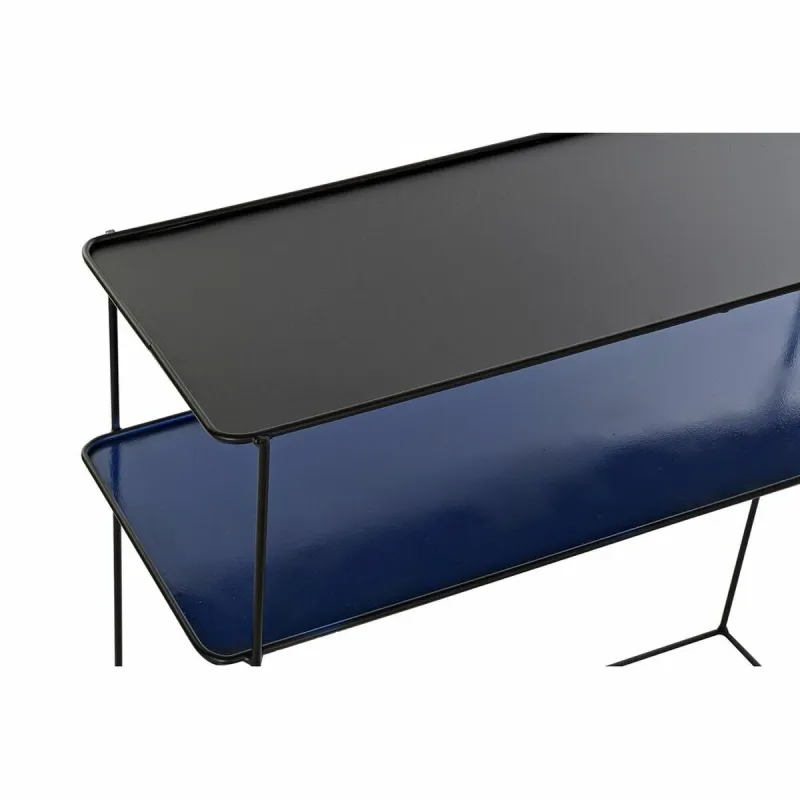 Набор мебели DKD Home Decor Синий Чёрный 70 x 27 x 45 cm 40 x 27 x 45 cm 80 x 27 x 65 cm 80 x 27,5 x 65 cm