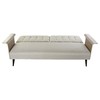 Sofa-lova DKD Home Decor 203 x 87 x 81 cm Juoda Rusvai gelsva Metalinis Ruda