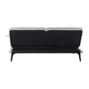 Sofa-lova DKD Home Decor 203 x 87 x 81 cm Juoda Rusvai gelsva Metalinis Ruda
