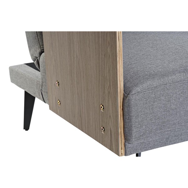 Vuodesohva DKD Home Decor Ruskea Harmaa Metalli Kaupunki 203 x 87 x 81 cm