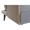 Vuodesohva DKD Home Decor Ruskea Harmaa Metalli Kaupunki 203 x 87 x 81 cm