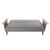 Vuodesohva DKD Home Decor Ruskea Harmaa Metalli Kaupunki 203 x 87 x 81 cm