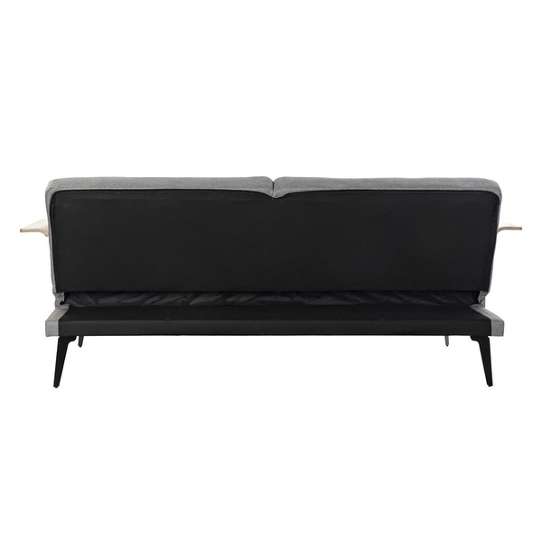 Vuodesohva DKD Home Decor Ruskea Harmaa Metalli Kaupunki 203 x 87 x 81 cm